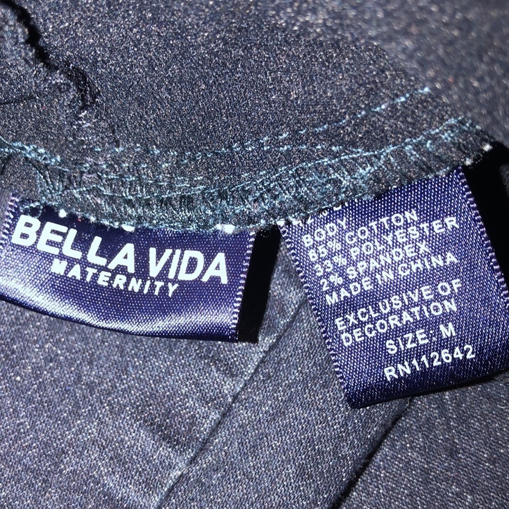 Bella Vida Maternity size medium blue jeans - Picture 5 of 6
